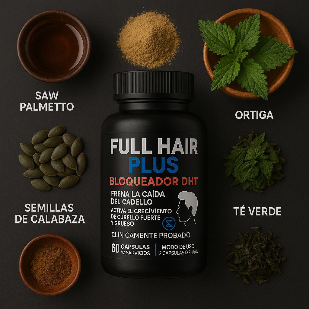 FULLHAIR PLUS - Recupera tu cabello. Recupera tu poder.