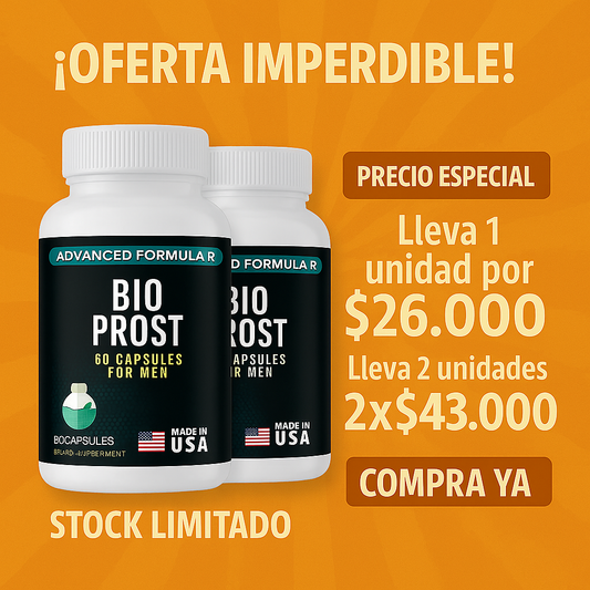 BIO PROST™  ORIGINAL ADVANCED VERSION 2025 - 60 CÁPSULAS