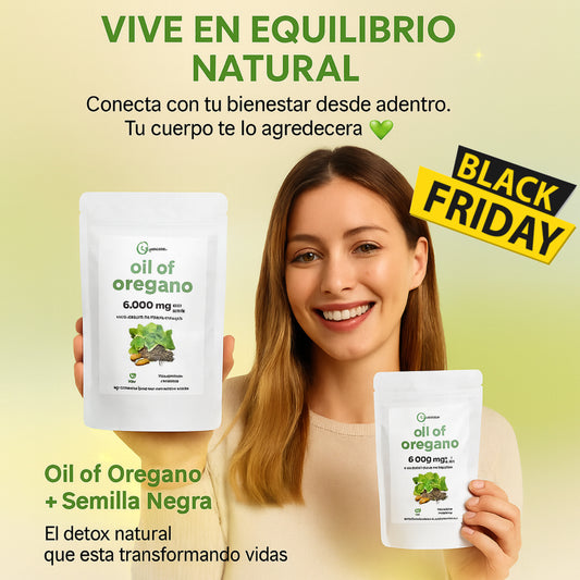 Aceite De Oregano 6000 Mg (60 cápsulas)